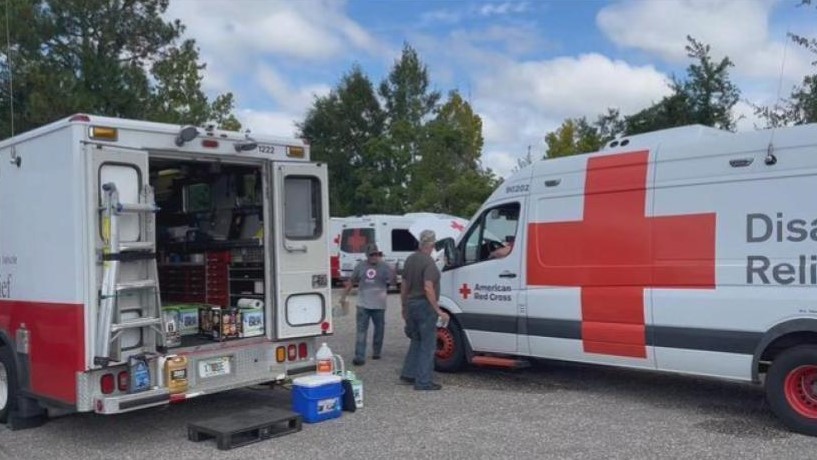 Red Cross Arrives